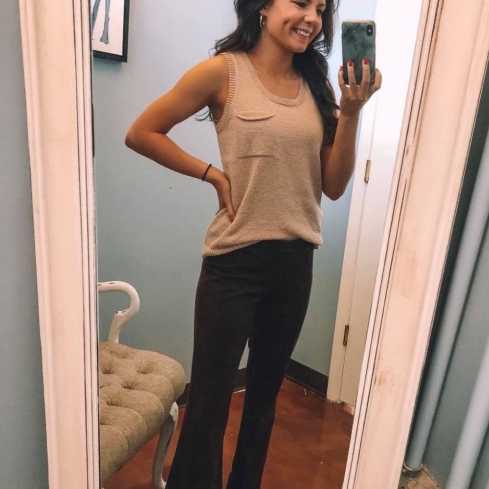 Nude Sweater Tank